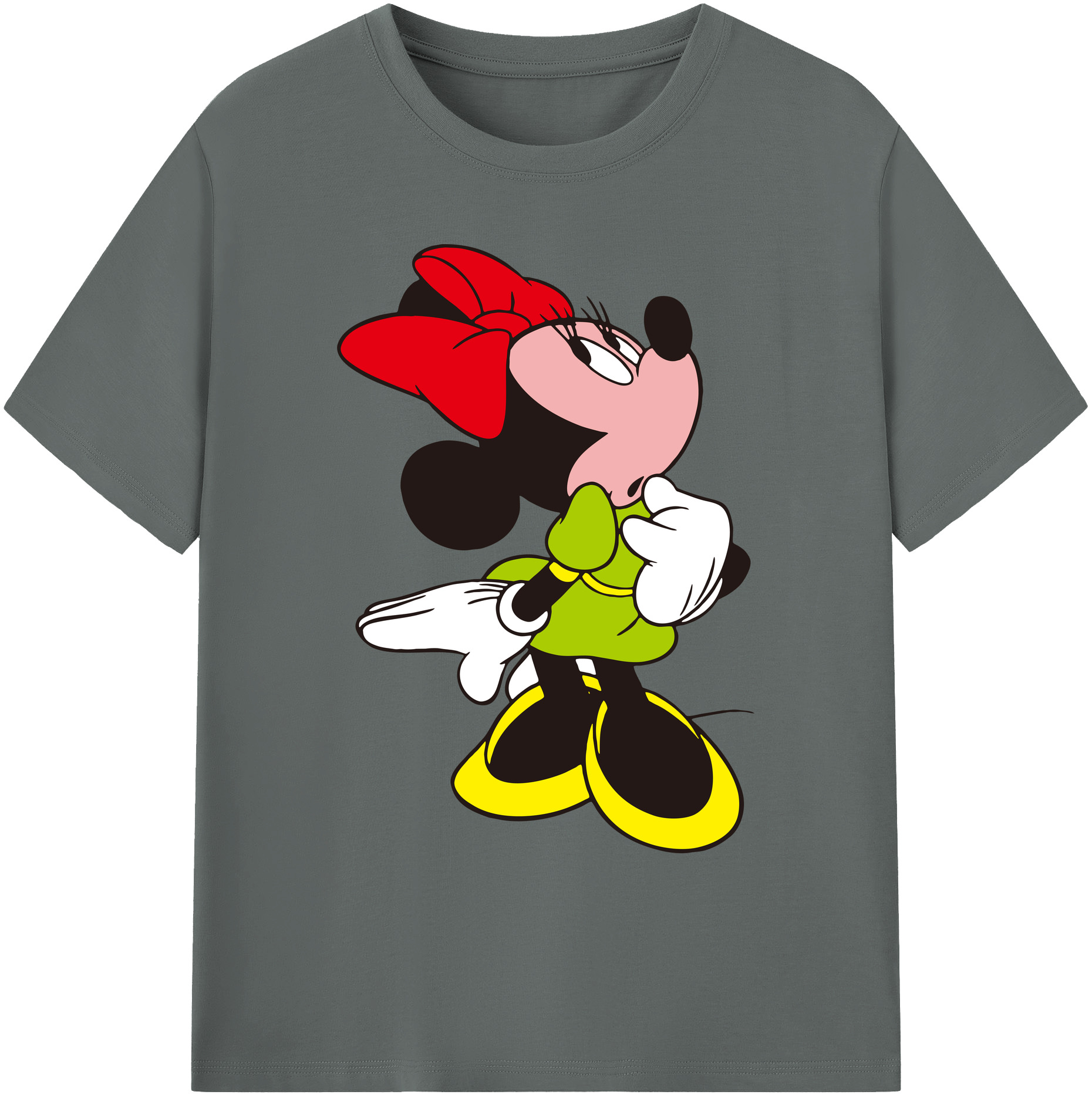 ミッキーマウス Mickey Mouse 綿100％ メンズ半袖Tシャツ｜肌触りやわらか＆通気性